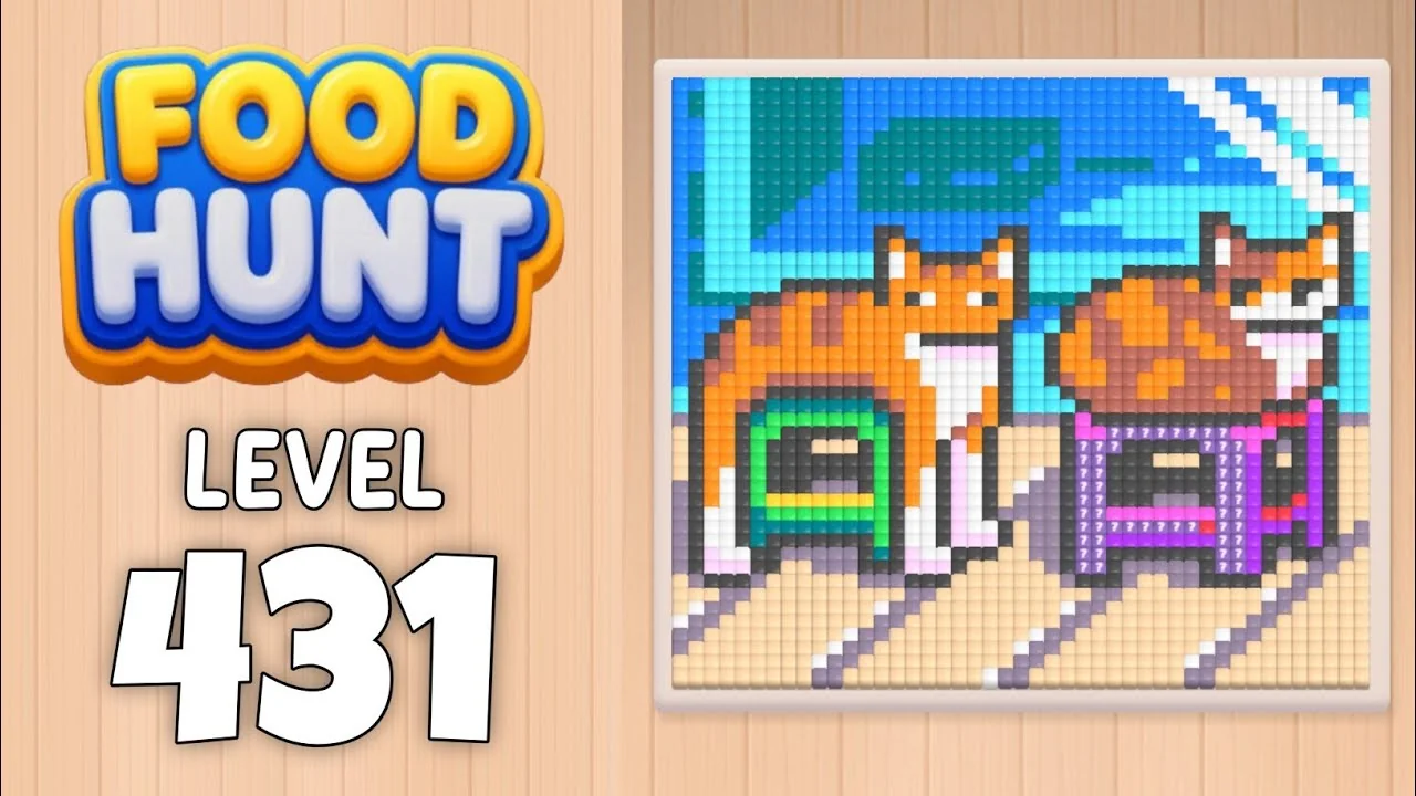 Food Hunt Level 431 board layout