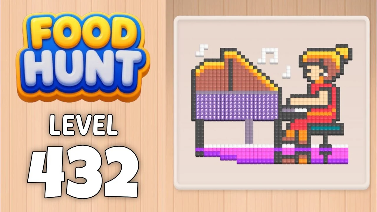 Food Hunt Level 432 board layout