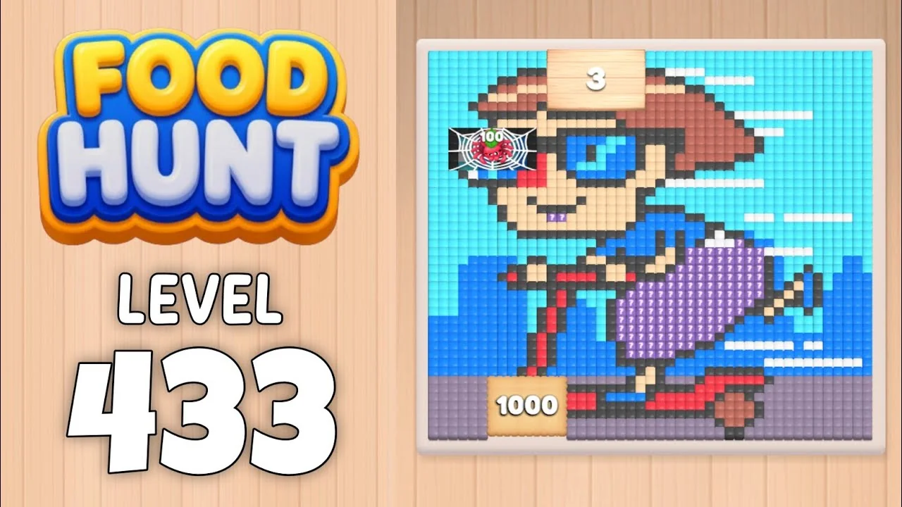 Food Hunt Level 433 board layout