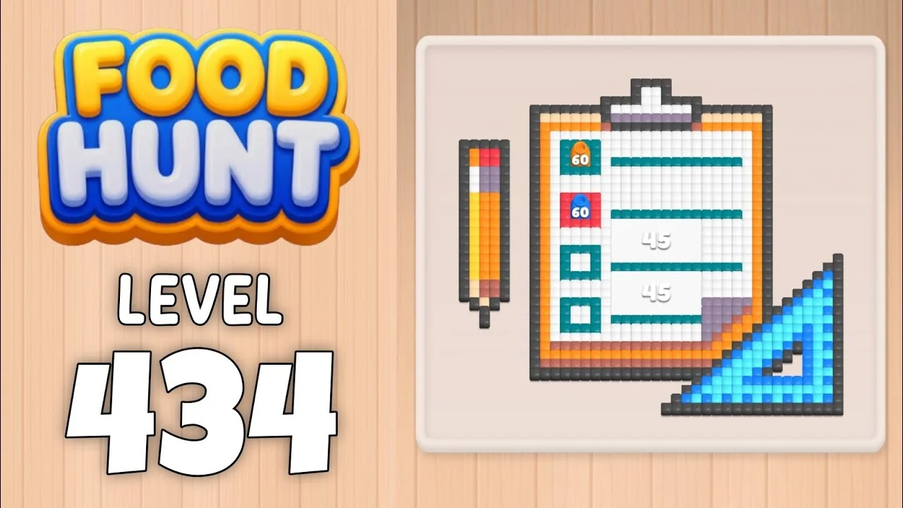Food Hunt Level 434 board layout