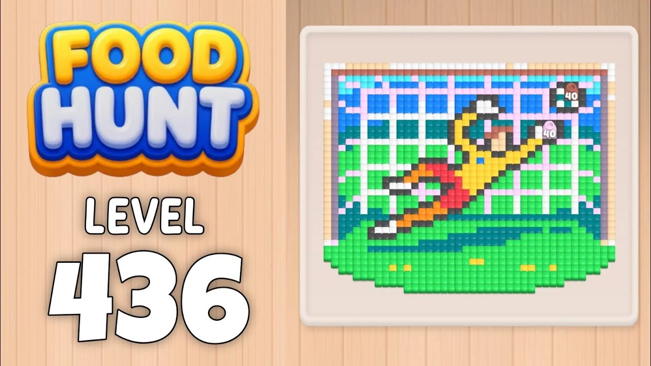 Food Hunt Level 436 board layout