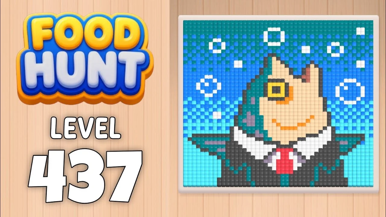 Food Hunt Level 437 board layout