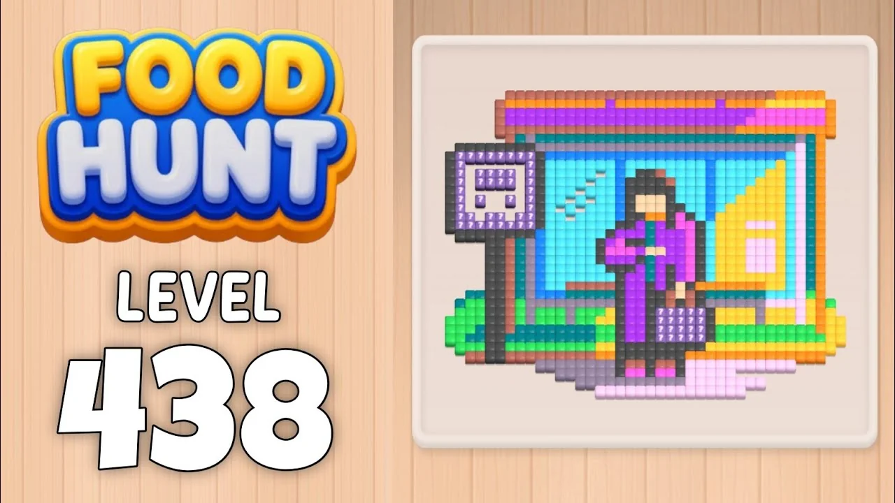 Food Hunt Level 438 board layout