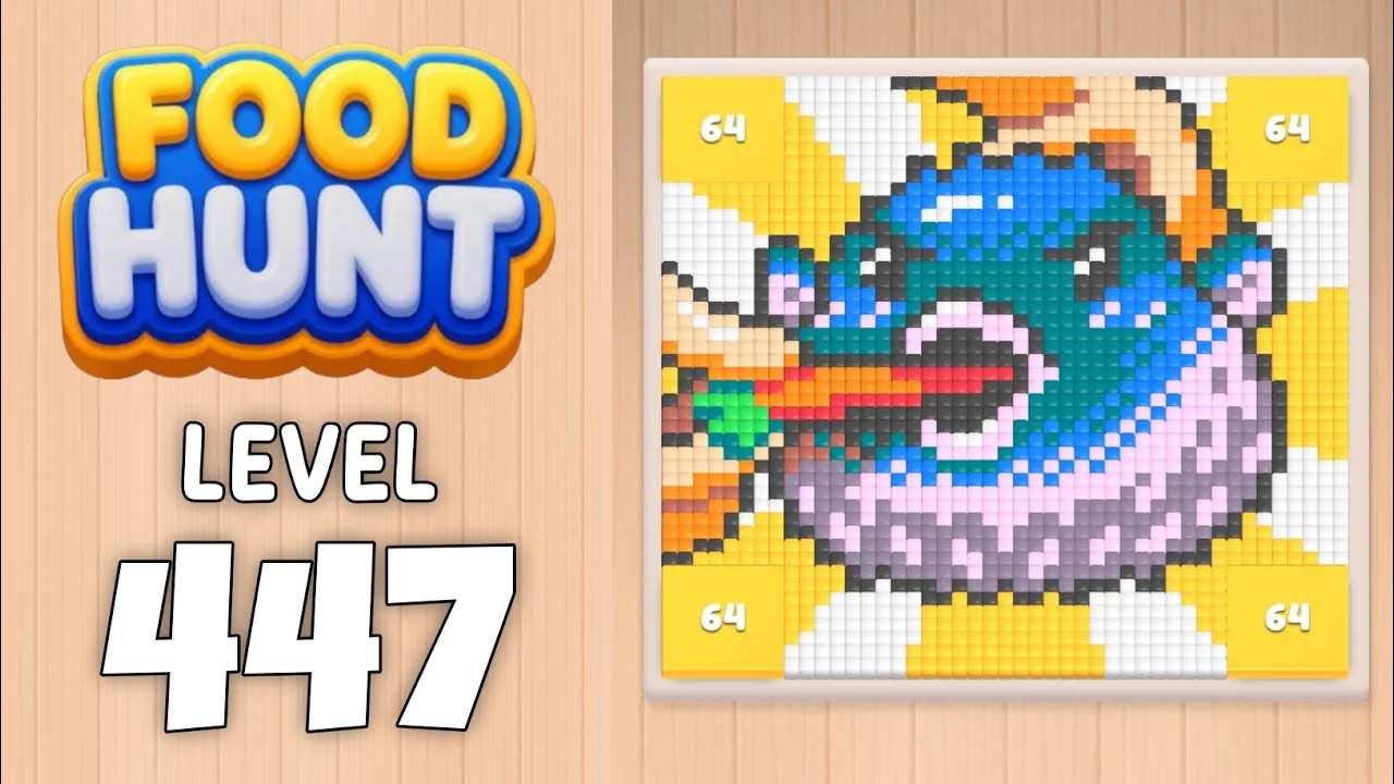 Food Hunt Level 447 board layout