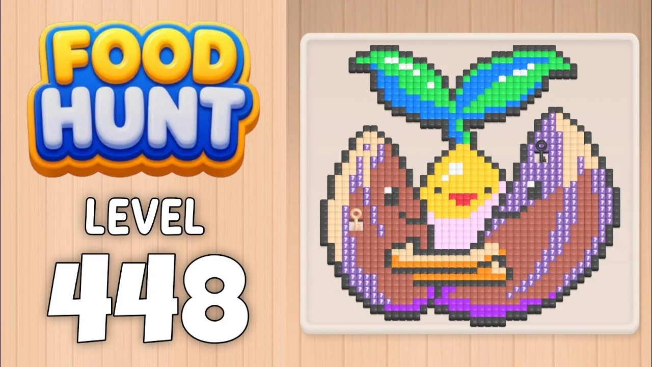 Food Hunt Level 448 board layout
