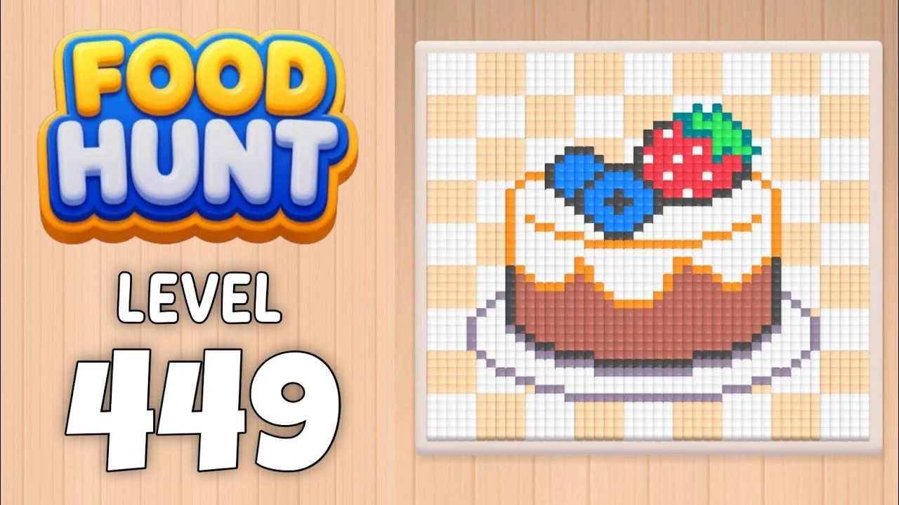 Food Hunt Level 449 board layout