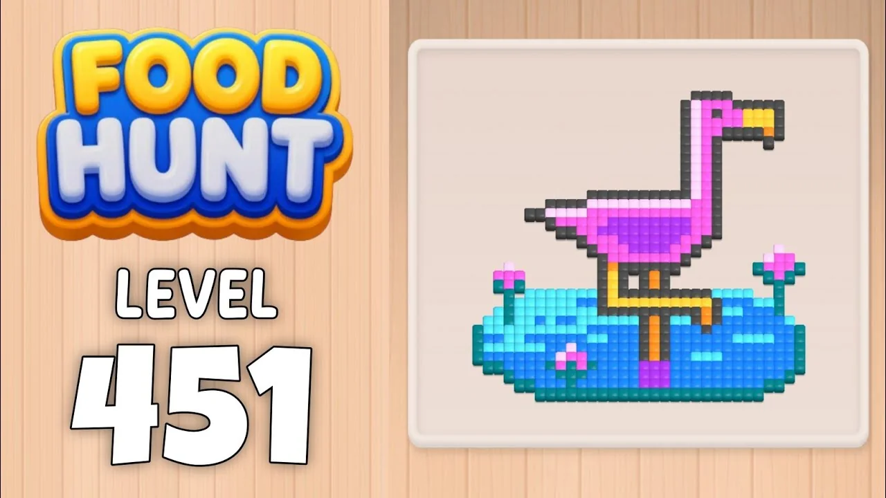 Food Hunt Level 451 board layout