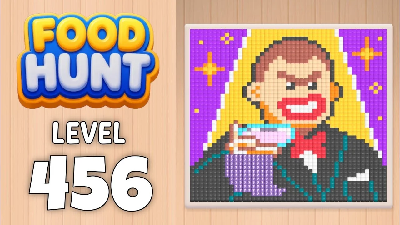 Food Hunt Level 456 board layout