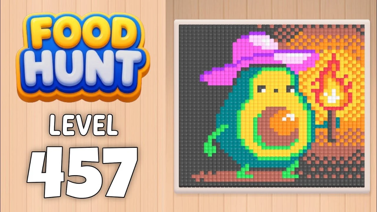 Food Hunt Level 457 board