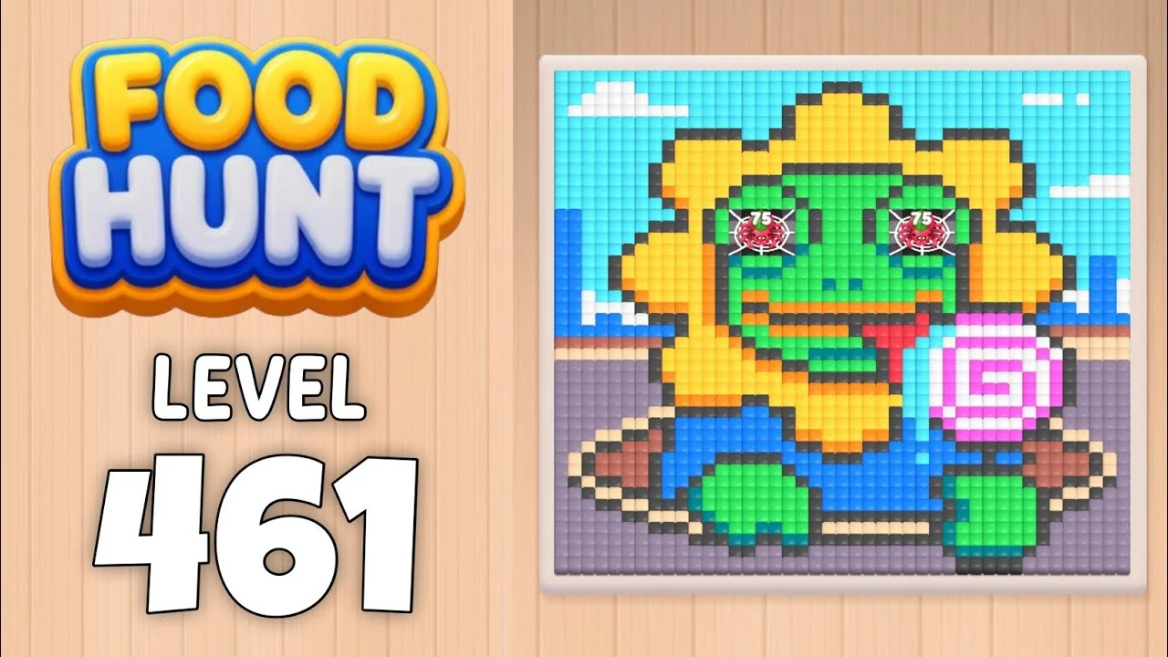 Food Hunt Level 461 board layout