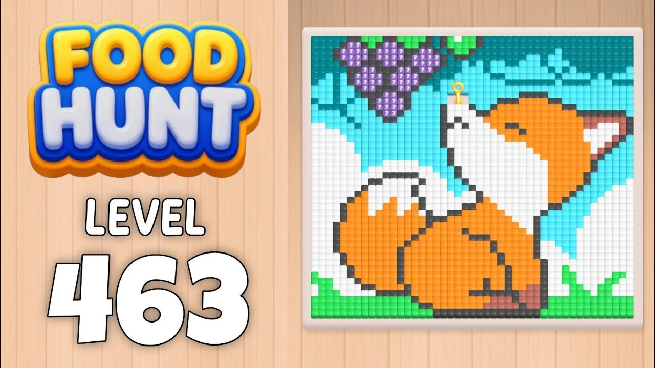 Food Hunt Level 463 board layout