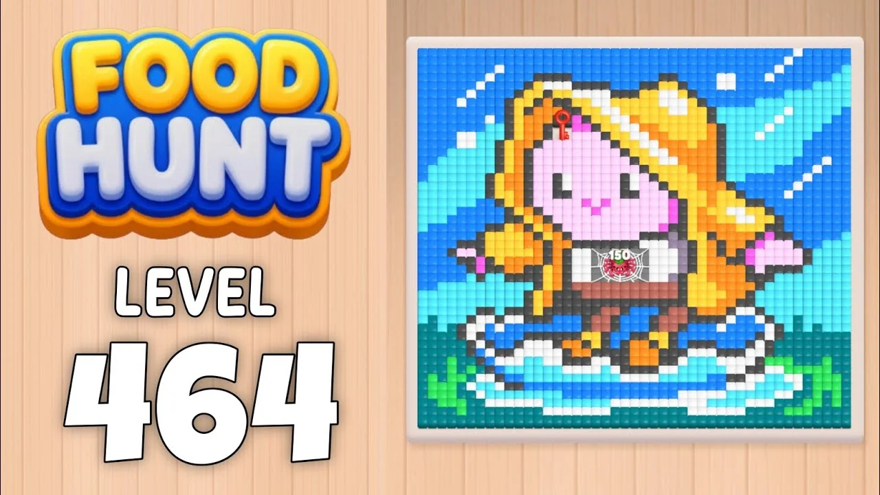 Food Hunt Level 464 board layout