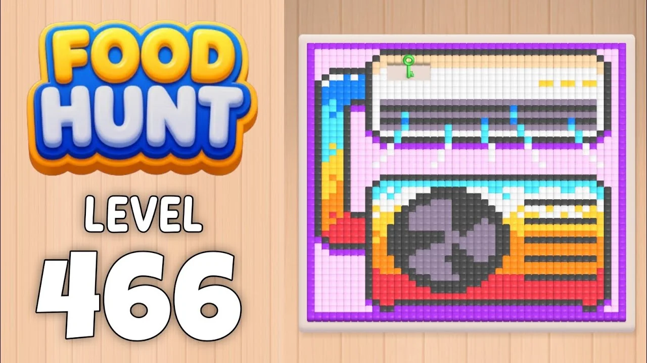 Food Hunt Level 466 board layout