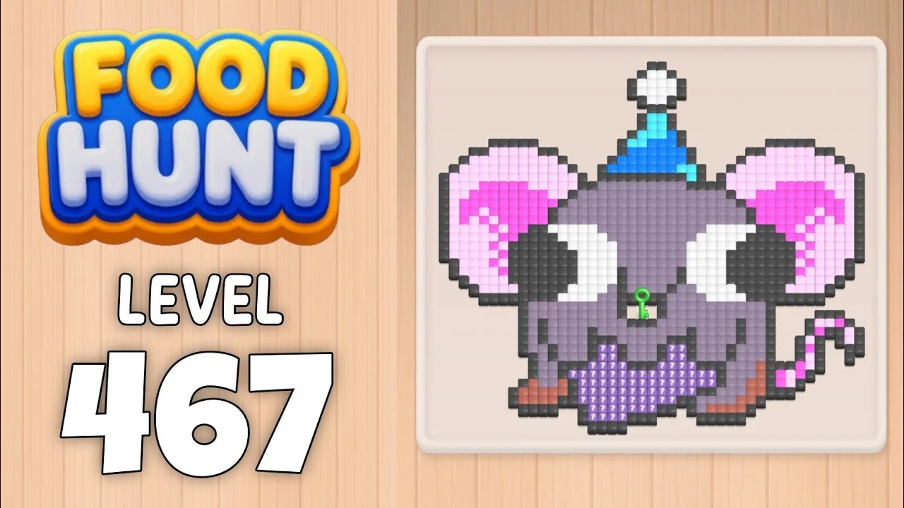Food Hunt Level 467 board layout