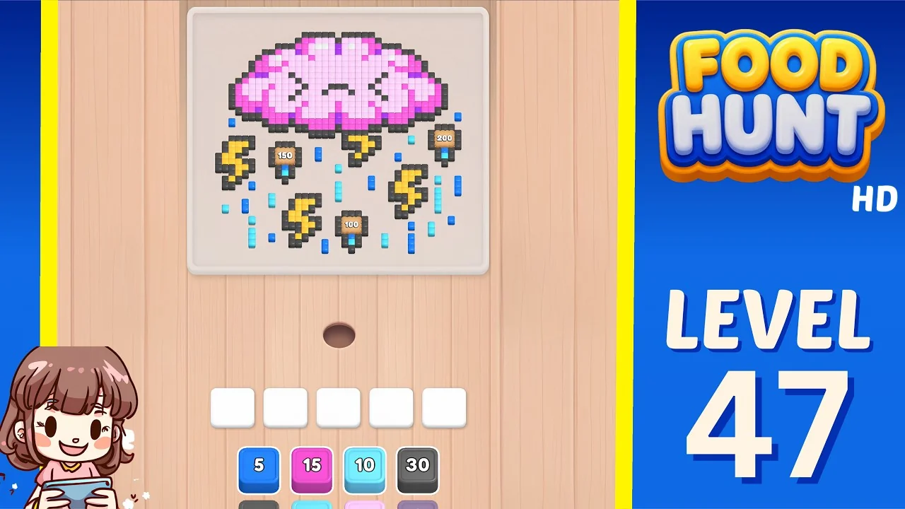 Food Hunt Level 47 board layout
