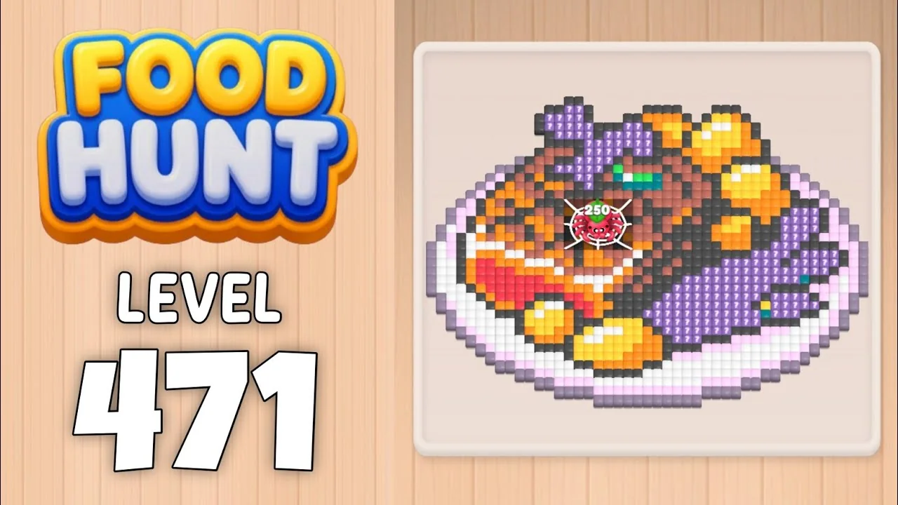 Food Hunt Level 471 board layout