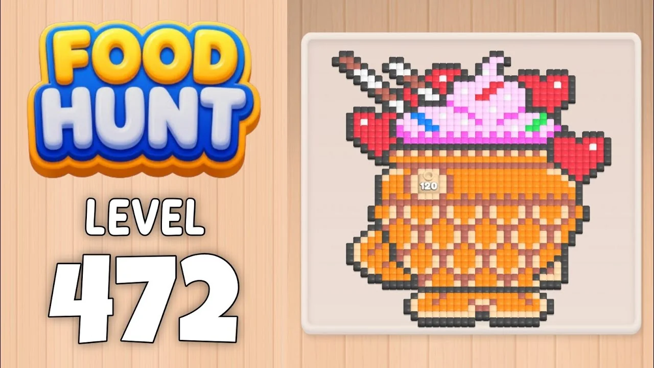 Food Hunt Level 472 board layout