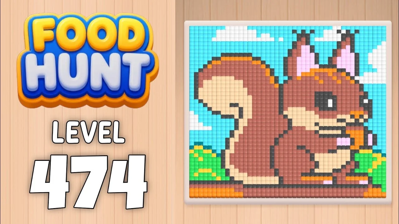 Food Hunt Level 474 board layout