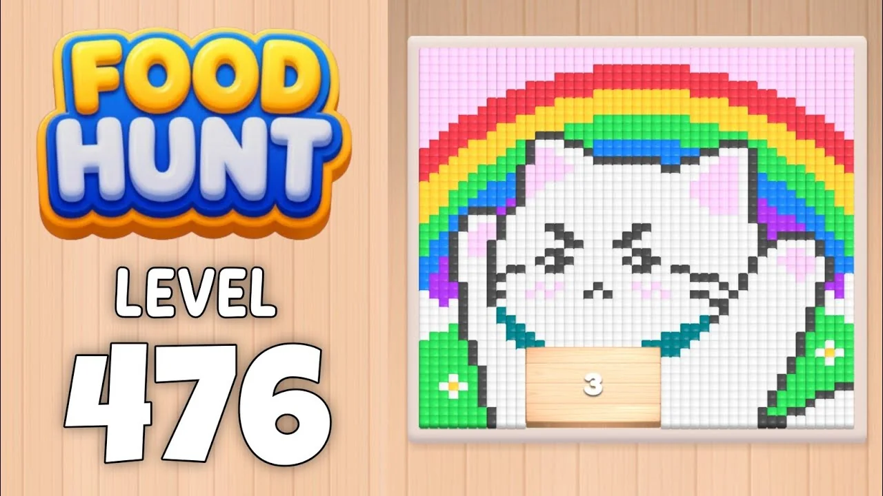 Food Hunt Level 476 board layout