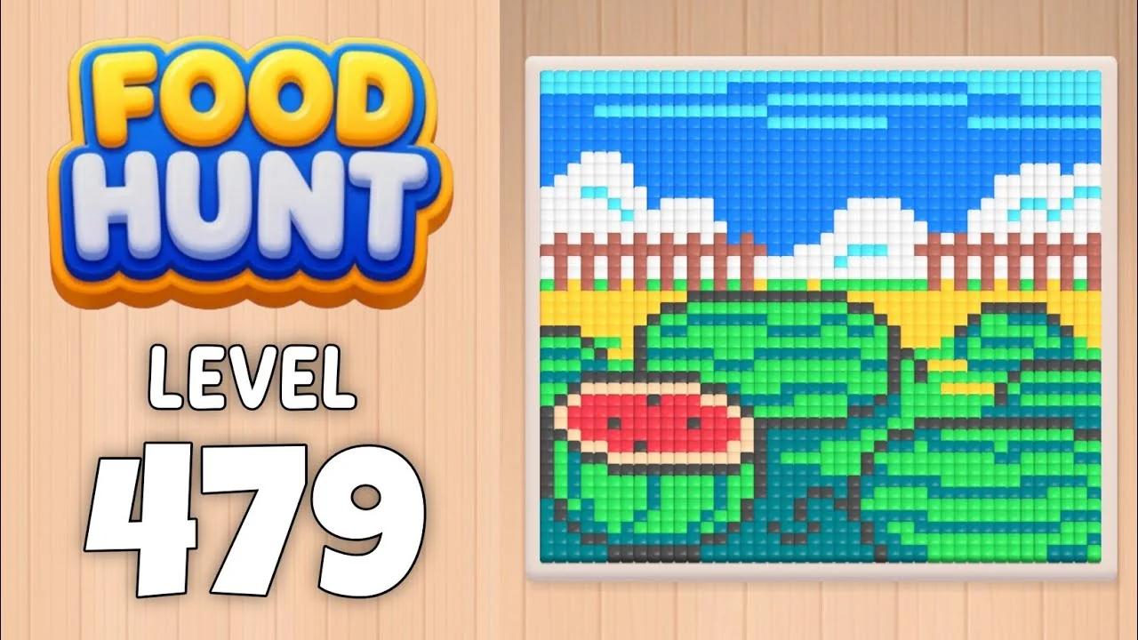 Food Hunt Level 479 board layout