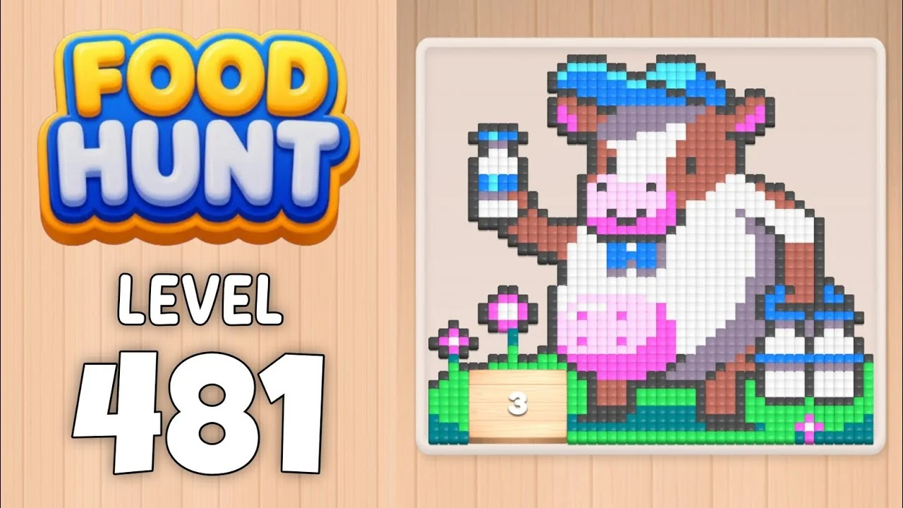 Food Hunt Level 481 board layout
