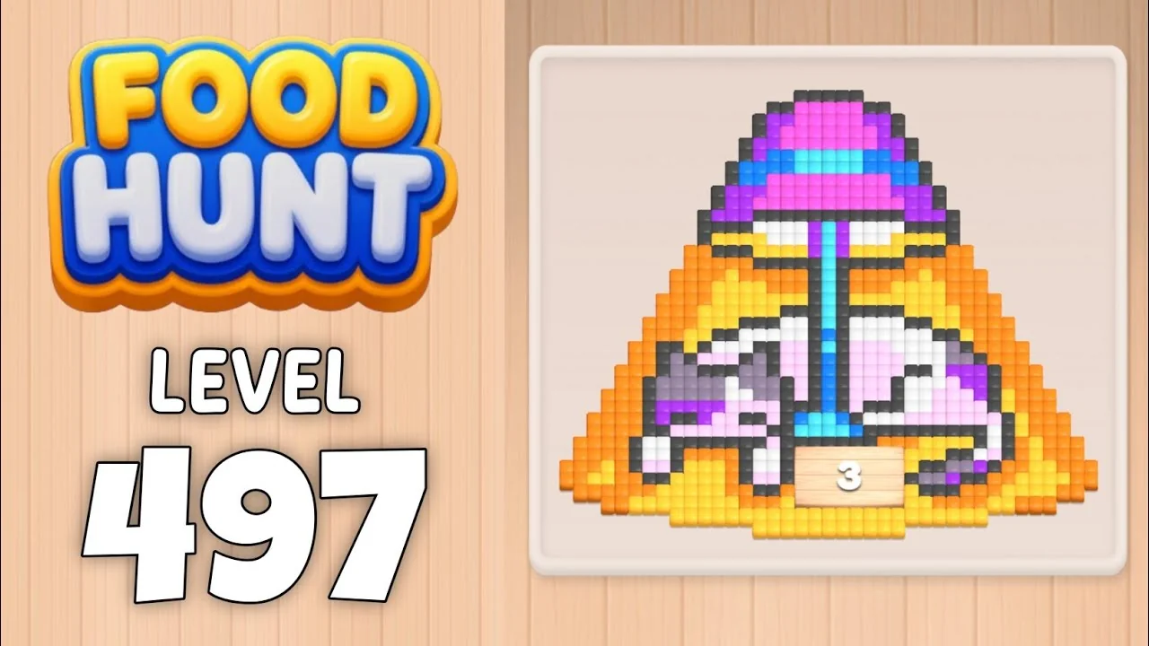 Food Hunt Level 497 board layout