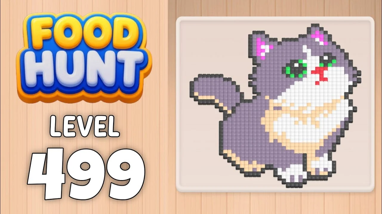 Food Hunt Level 499 board layout