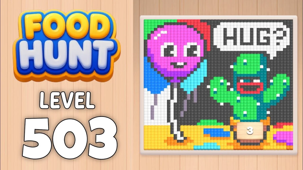 Food Hunt Level 503 board layout
