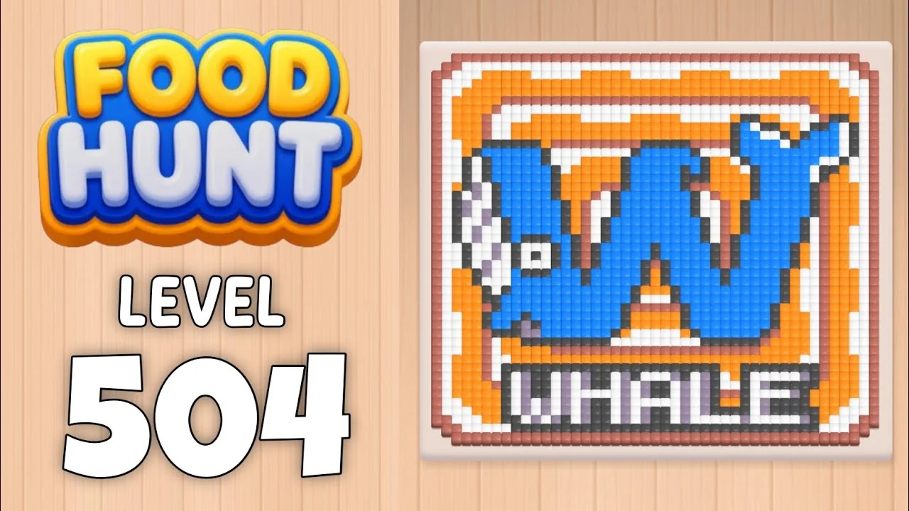 Food Hunt Level 504 board layout