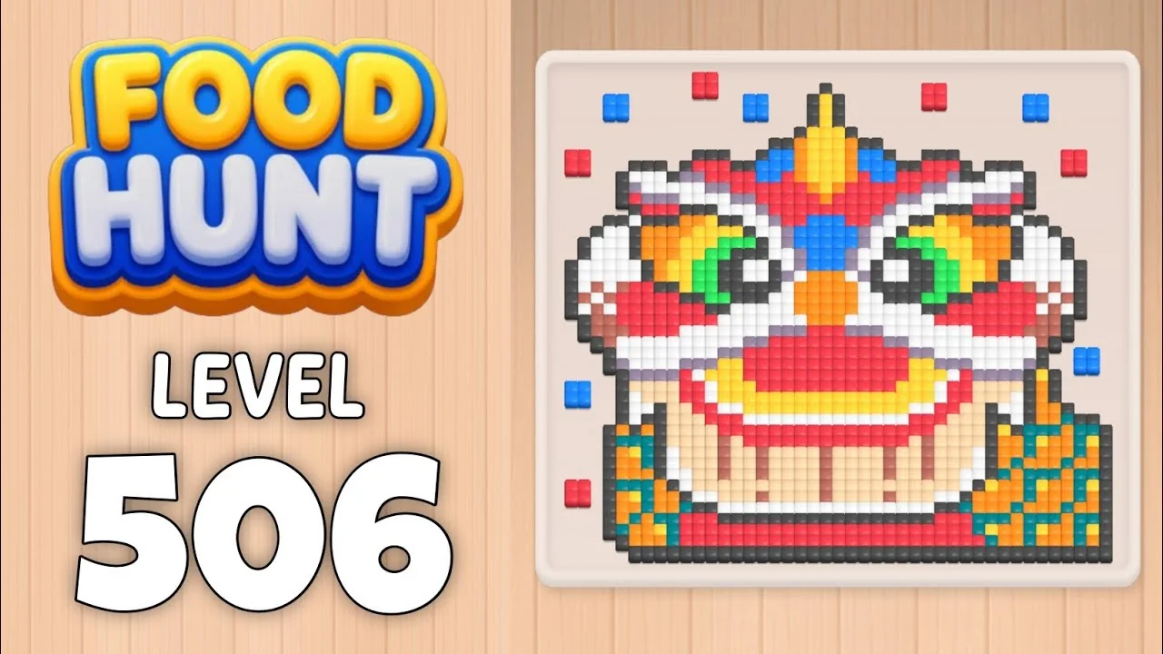 Food Hunt Level 506 board layout