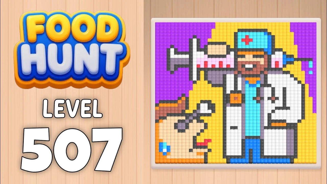 Food Hunt Level 507 board layout