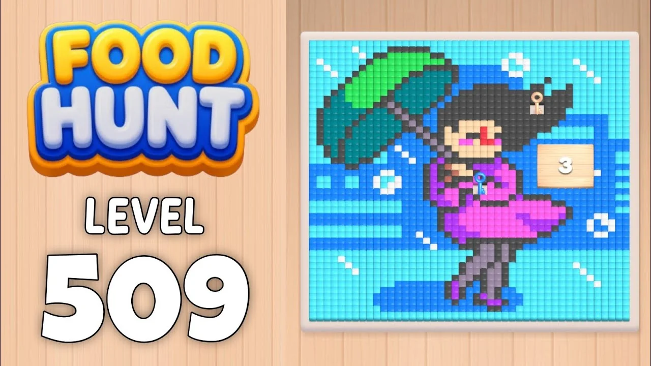Food Hunt Level 509 board layout