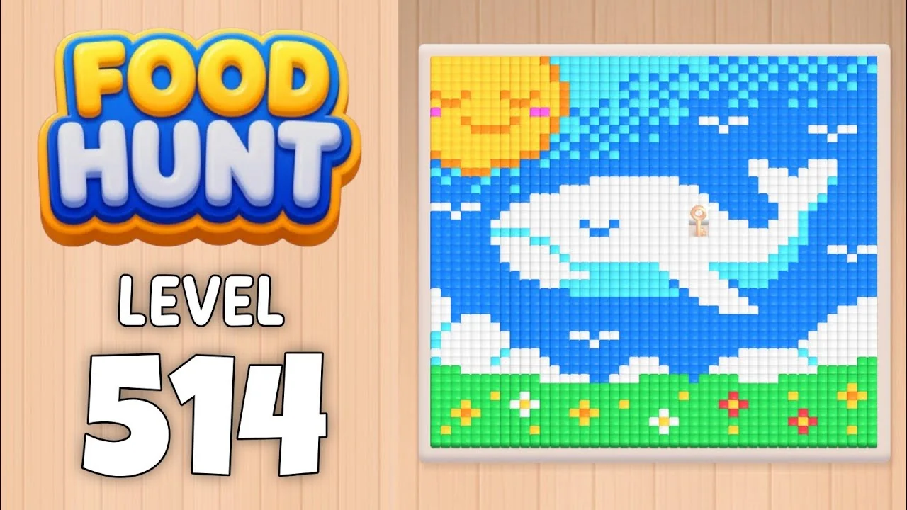 Food Hunt Level 514 board layout