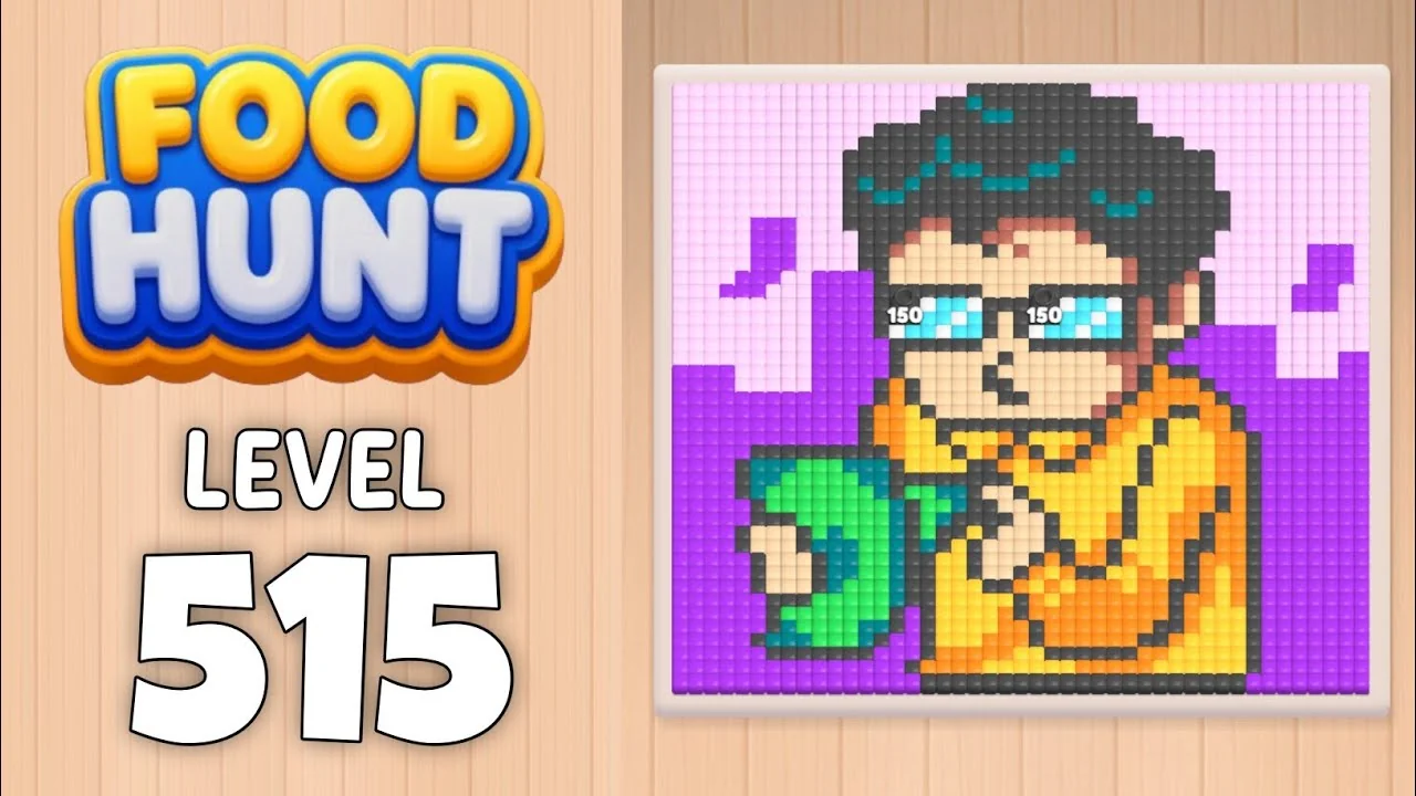 Food Hunt Level 515 board layout