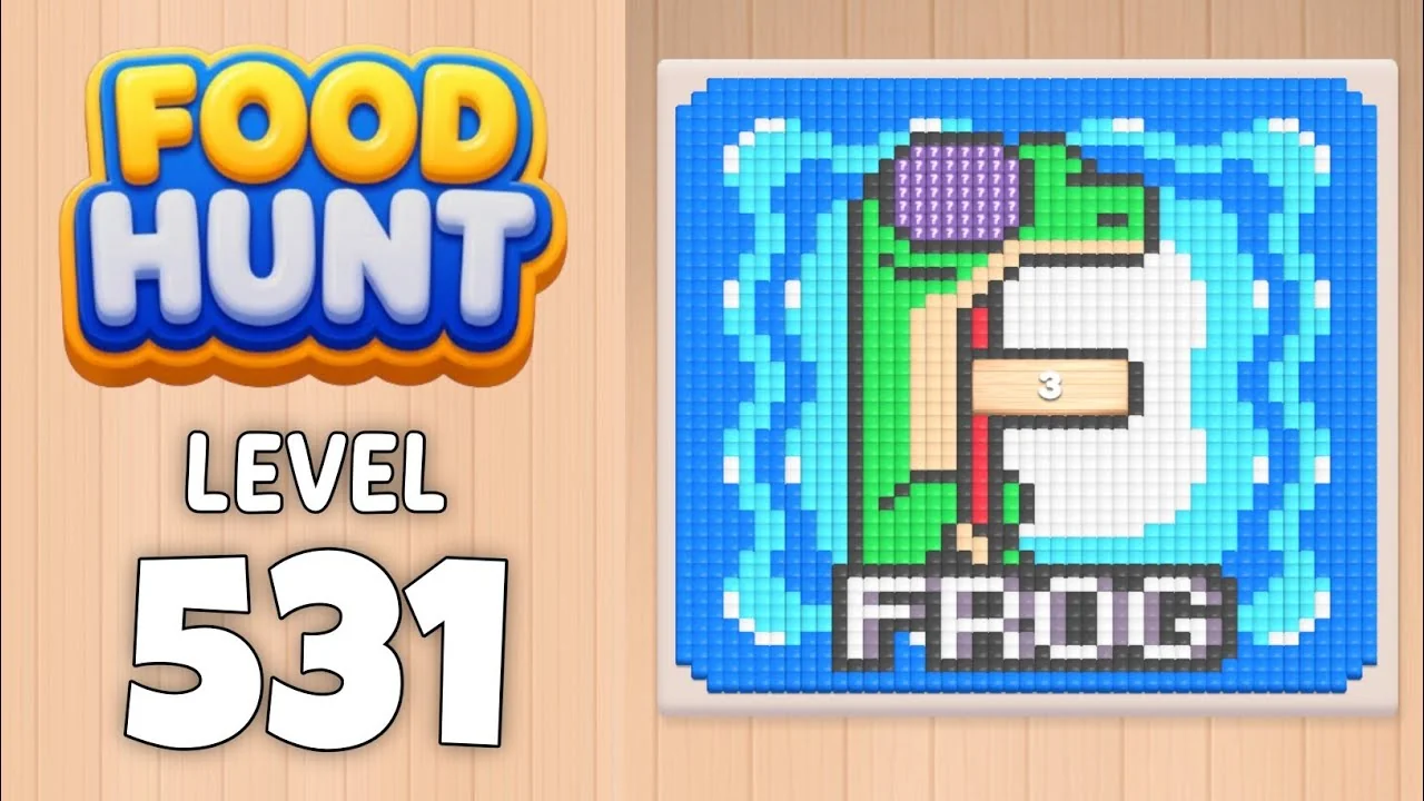 Food Hunt Level 531 board layout