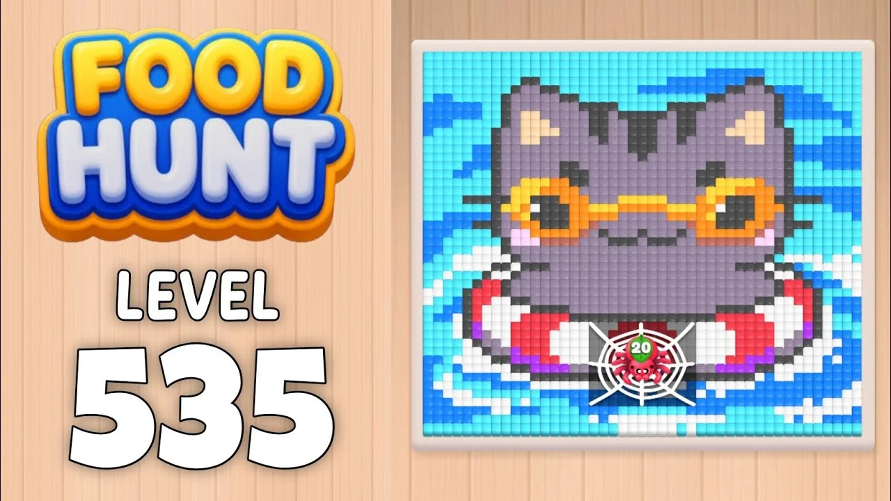 Food Hunt Level 535 board layout