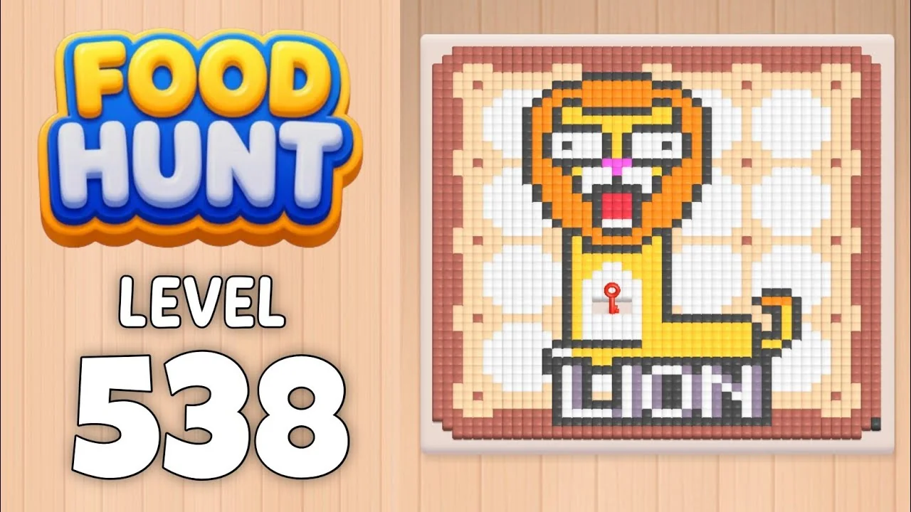 Food Hunt Level 538 board layout