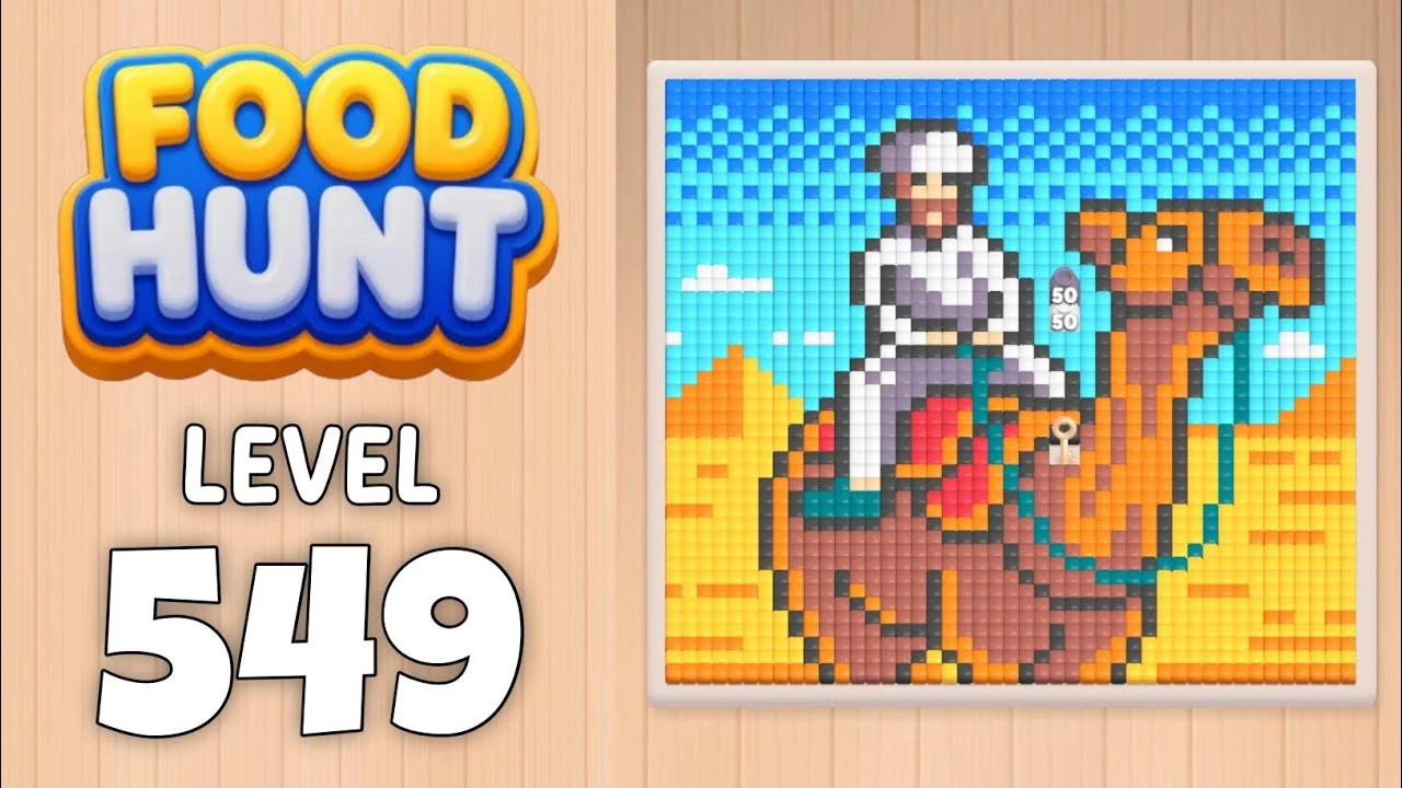 Food Hunt Level 549 board layout