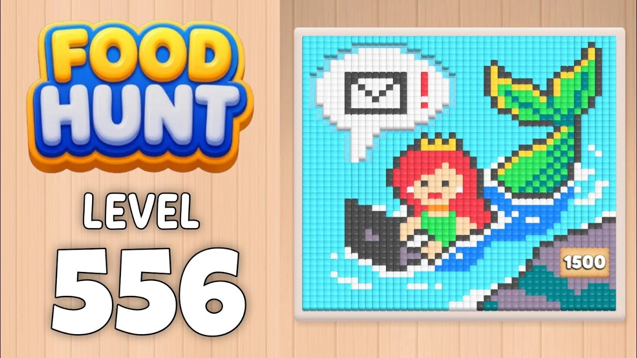 Food Hunt Level 556 board layout