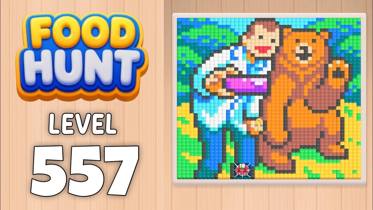 Food Hunt Level 557 board layout