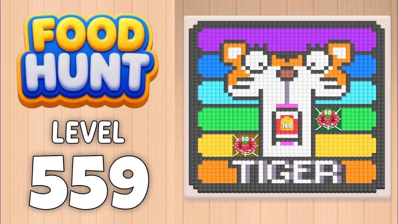 Food Hunt Level 559 board layout