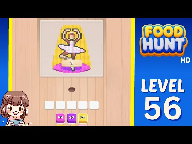 Food Hunt Level 56 board layout