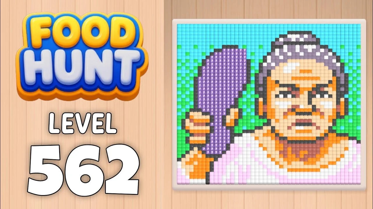 Food Hunt Level 562 board layout