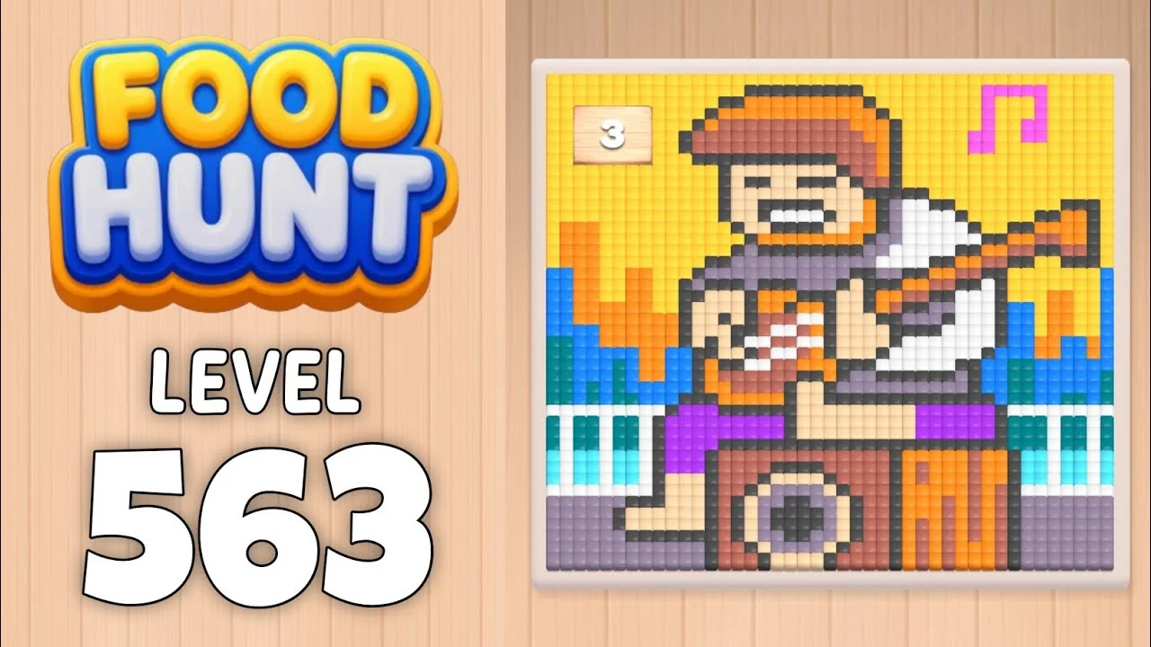 Food Hunt Level 563 board layout