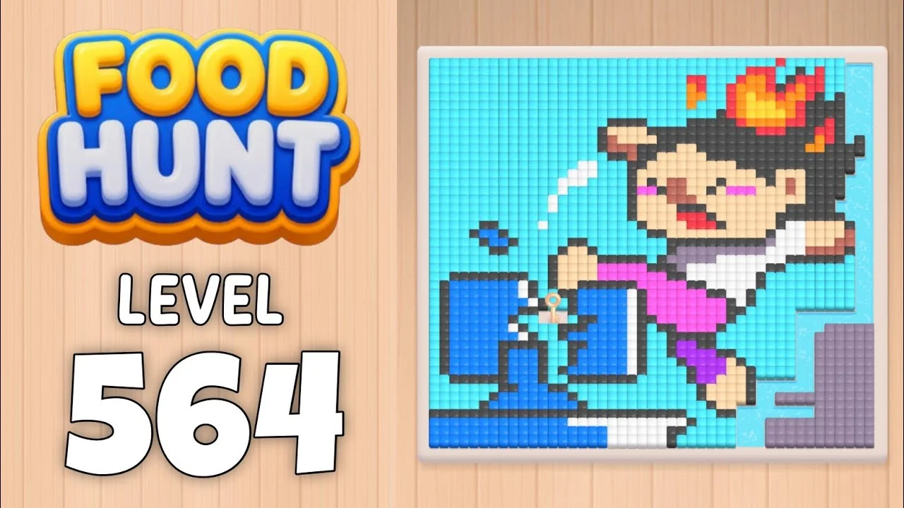 Food Hunt Level 564 board layout