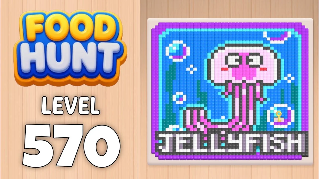Food Hunt Level 570 board layout