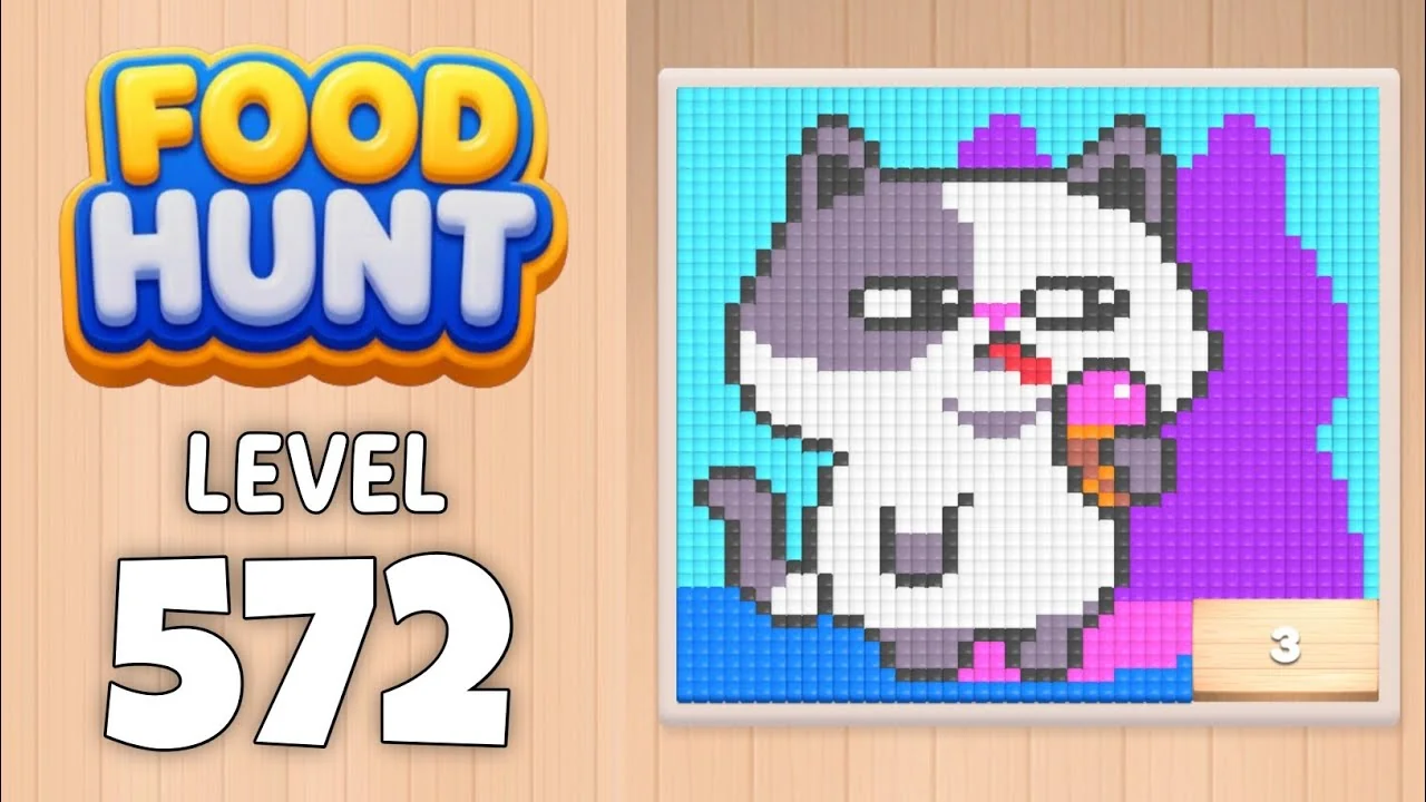 Food Hunt Level 572 board layout