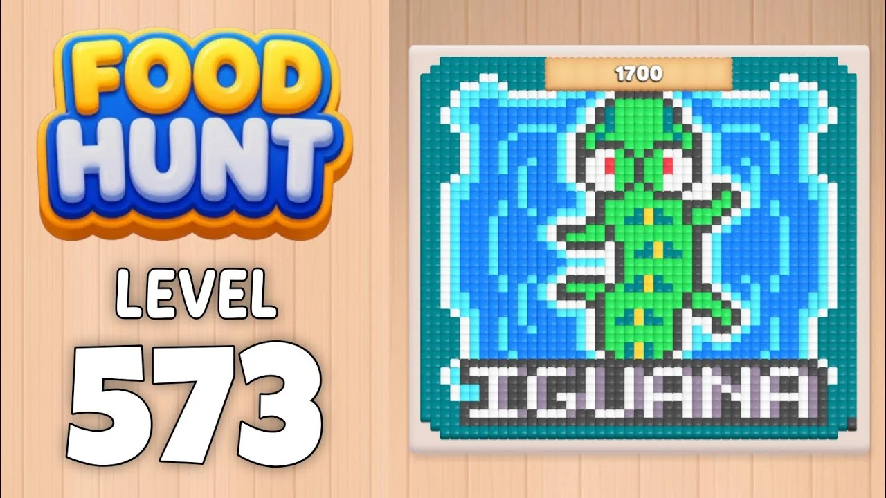 Food Hunt Level 573 board layout