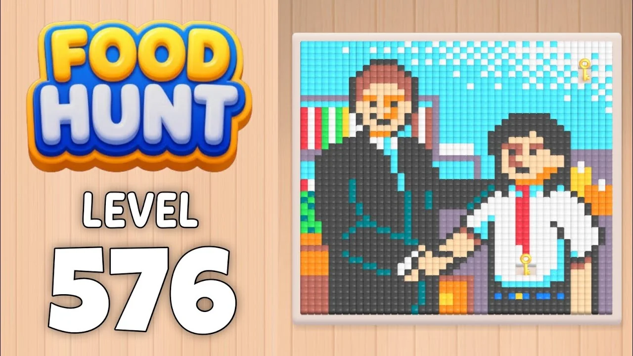 Food Hunt Level 576 board layout