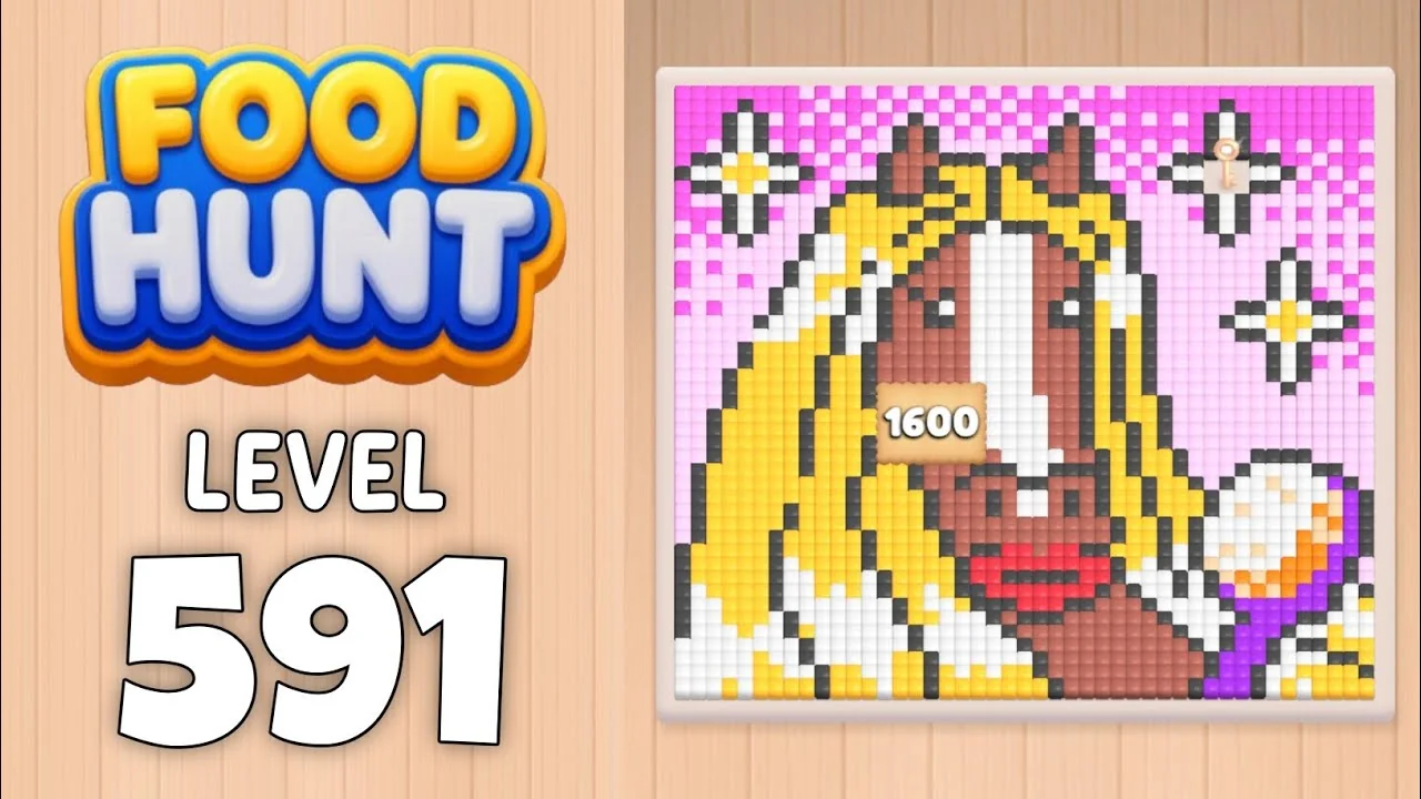 Food Hunt Level 591 board layout